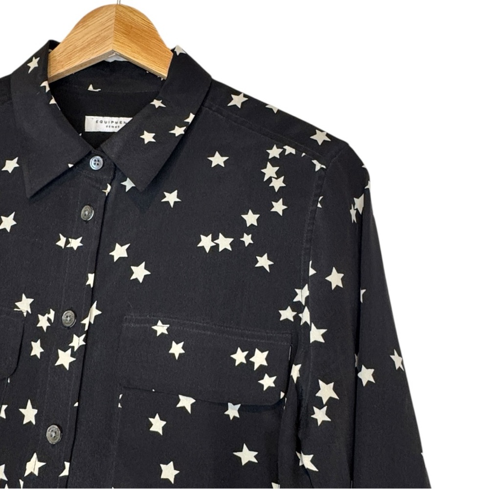 'Equipment ‘Starry Night' Silk Shirt - Picture 5 of 13